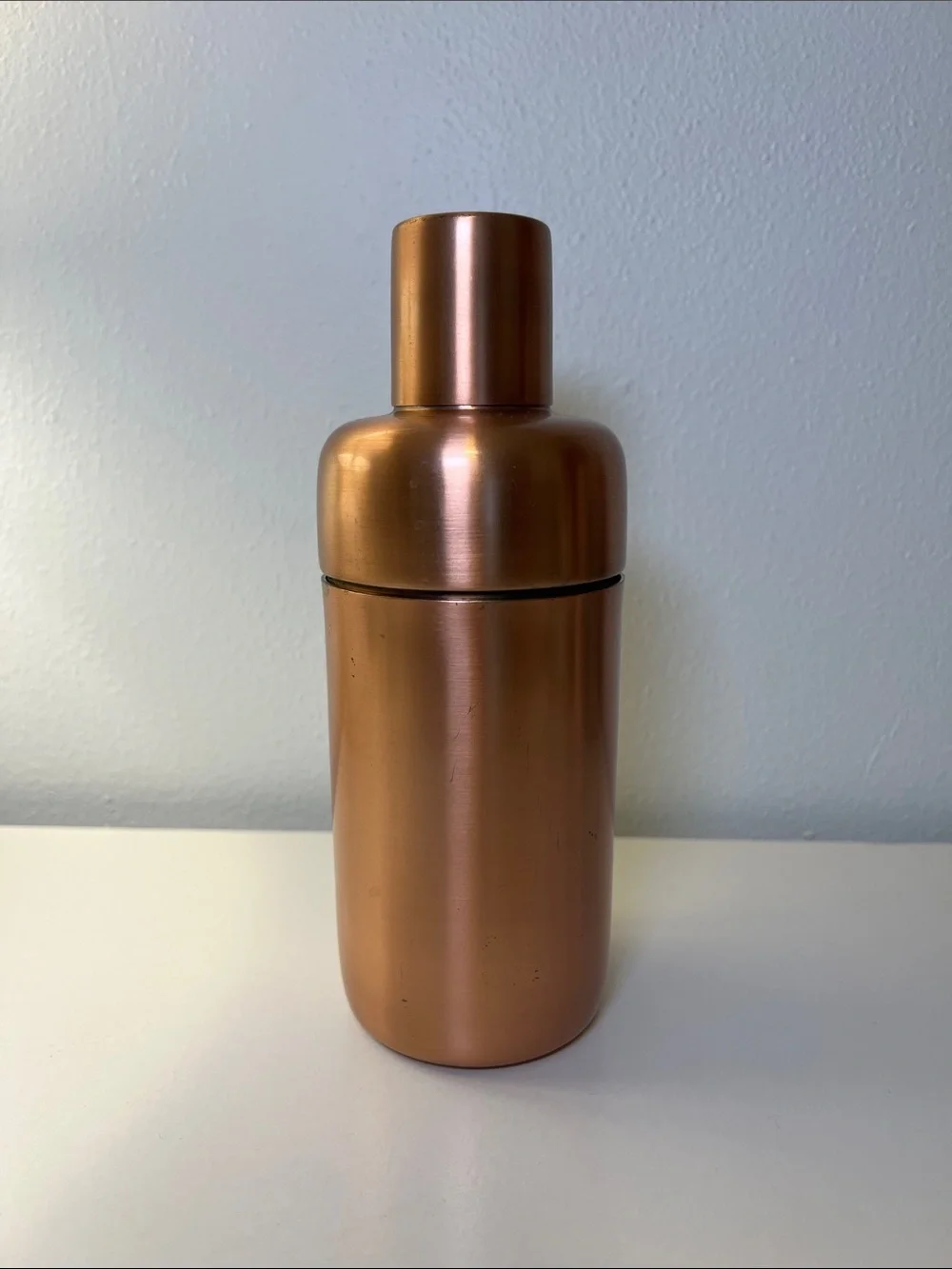 Crate & Barrel Copper Cocktail Shaker